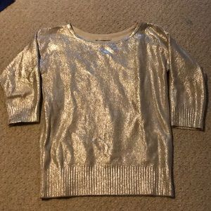 Metallic sweater, size Small